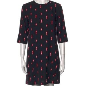 Equipment Mini Dress, Black/Red, XS, NWT